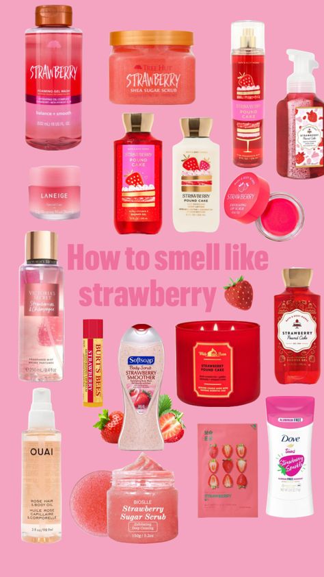 How to smell like strawberry 🍓 🫶🏼😻 #strawberry#beauty #smell Smell Good All Day, How To Smell Good, To Smell Good, Body Hygiene, Shower Skin Care, Body Smells, Healthy Skin Tips, Pretty Skin Care, Perfume Lover