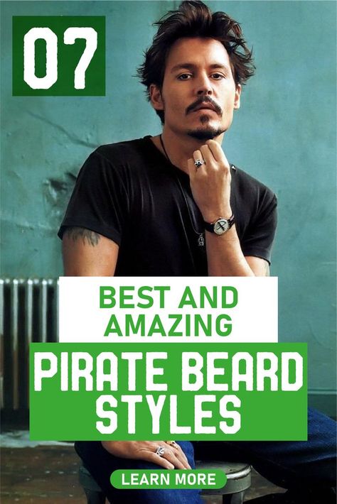 Johnny Depp Beard Style, Pirate Facial Hair, Johnny Depp Beard, Pirate Beard Style, Johnny Depp Moustache, Pirate Beard, Beard Trend, Diy Beard, Johnny Depp Gq 2018