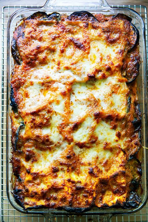 Favorite Roasted Eggplant Lasagna | Alexandra's Kitchen Eggplant Lasagne Recipes, Eggplant Lasagne, Roasted Eggplant Lasagna, Lasagna Eggplant, Sheet Pan Eggplant Lasagna Skinnytaste, Eggplant Lasagna Recipe Vegetarian, Lasagna With Eggplant, Eggplant Lasagna Recipe, Eggplant Lasagna Vegetarian