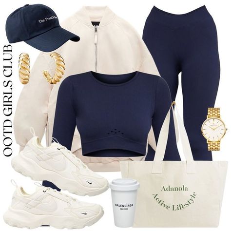 Comfy Workout Outfits, Gym Sets, Cold Outfit, Weekend Workout, Outfit Leggings, Cute Nike Outfits, Dream Fashion, Fitness Wear Outfits, Cute Gym Outfits