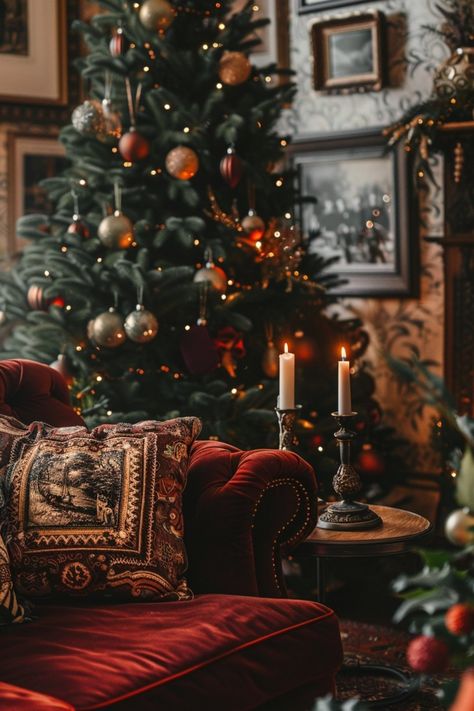 Step into the magic of Dickens' world with these 10 ‘A Christmas Carol’ aesthetic ideas! From vintage decor to candlelit charm, discover how to create a cozy and timeless Christmas look inspired by the classic tale. Perfect for bringing a heartwarming Victorian touch to your holiday season! #ChristmasAesthetic #VictorianChristmas #HolidayDecor Classical Christmas Aesthetic, Christmas Classic Aesthetic, Deep Red Christmas Aesthetic, Charles Dickens A Christmas Carol, Dark Victorian Christmas Aesthetic, Book Christmas Aesthetic, Vintage Victorian Christmas Decorations, Gothic Victorian Christmas, Scottish Christmas Aesthetic