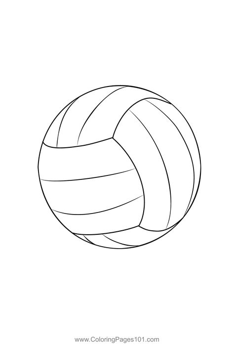 Volleyball 3 Coloring Page Free Volleyball Printable, Volleyball Coloring Pages, Volleyball Printable, Hello Kitty Coloring Pages, Kitty Coloring Pages, Hello Kitty Colouring Pages, Space Wallpaper, Hello Kitty Coloring, Wallpaper Ipad