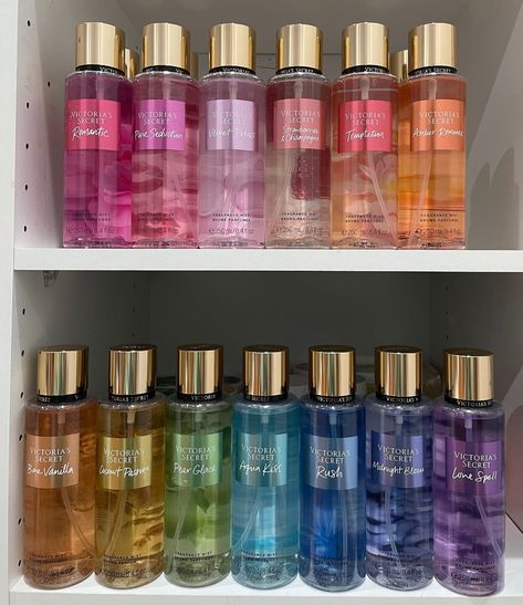 Victoria Secret Collection, Mango Temptation, Victoria's Secret Body Mist, Victoria Secret Spray, Profumo Victoria Secret, Koleksi Parfum, Amber Romance, Victoria Secret Body Spray, Bare Vanilla