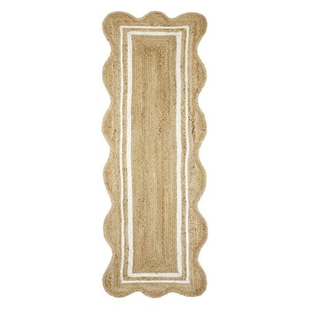 Add relaxed and refined style to any room with the My Texas House Natural/White Scallop Jute with Border Rug Runner. This flatweave runner is artfully woven by hand using natural jute fibers and has a contrasting border and distinctive wave scalloped edges for an elevated look and feel. Its textured jute pile is naturally durable and great for high-traffic areas. You can keep this handcrafted rug looking and feeling fresh by vacuuming it regularly to remove dirt and dust. We recommend spot-clean My Texas House, Jute Runner, Texas House, Border Rugs, Pumpkin Fall Decor, Refined Style, Scalloped Edges, Natural Jute, Pumpkin Decorating