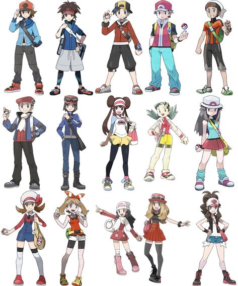 Pokemon Trainer Cosplay, Pokemon Trainer Costume, Pokemon Trainer Outfits, Pokemon Fashion, Pokemon Adventures Manga, Pokemon Costumes, Pokemon Sketch, Pokemon Clothes, Oc Pokemon