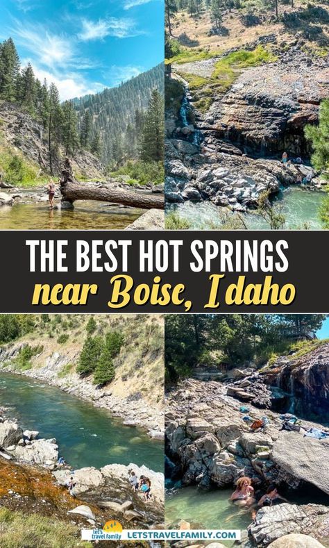 Get ready for some much-needed relaxation at the hot springs near Boise Idaho! Our Idaho hot springs guide highlights the best hot springs near Boise that are perfect for soaking during the chilly Idaho winter. Enjoy the therapeutic benefits of natural hot springs in Idaho while surrounded by stunning winter landscapes. Use our guide to find your next favorite winter retreat! Idaho Hot Springs Map, Boise Idaho Things To Do In, Boise Idaho Aesthetic, Idaho Winter, Idaho Road Trip, Idaho Hot Springs, Things To Do In Idaho, Weekend Getaway Ideas, Pocatello Idaho