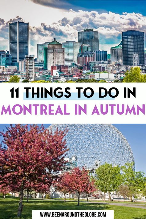 11 things to do in Montreal in autumn. What you need to know if you're going to Montreal in autumn! Montreal in the fall | Things to do in Montreal in autumn | Montreal in autumn | Montreal things to do in the fall | Montreal fall foliage | Autumn in Montreal Montreal In The Fall, Fall In Montreal, Montreal Canada Fall, Montreal Fall, Montreal Aesthetic, Montreal Things To Do, Quebec Travel, Montreal Vacation, Indian Jones