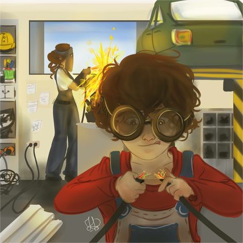 Leo Valdez - OMGs IS THIS A SERIES OF THEM AS CHILDREN?! Leo Valdez And His Mom, Leo And Esperanza Valdez, Esperanza Valdez, Team Leo, Magnus Chase, Trials Of Apollo, Percy Jackson Fan Art, Leo Valdez, Kane Chronicles