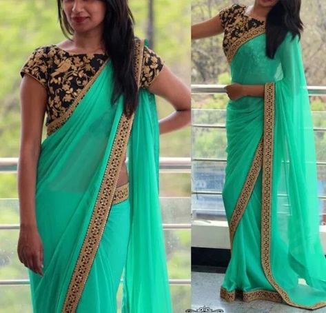 Saree With Lace Border, Cutwork Saree, Indian Sari Dress, Pattu Saree Blouse Designs, Fancy Saree, Frock Fashion, Designer Kurti Patterns, Plain Saree, Indian Saree Blouses Designs