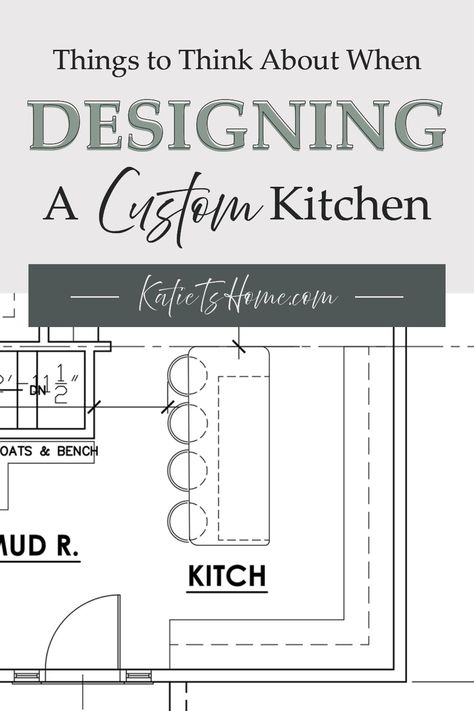 Things to Think About When Designing a Custom Kitchen Kitchen Layout Rules, Kitchen Plans Layout With Dimensions, Kitchen Dimensions Standard, Kitchen Blueprints, Kitchen Plans Layout, Interior Design Tips And Tricks, Custom Home Build, Best Kitchen Layout, Design Tips And Tricks