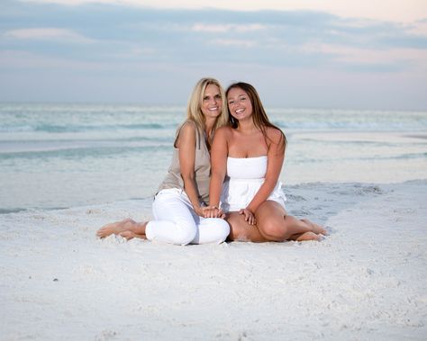 Mom and daughter at the beach | Destin, FL beach photography Mommy And Daughter Beach Photo Shoot, Sister Beach Photoshoot, Mother Daughter Beach Pictures, Beach Photoshoot Ideas Family, Sister Beach Pictures, Sibling Beach Pictures, Mom And Daughter Beach Pictures, Mother Daughter Beach Pictures Photo Ideas, Wildflower Inspiration