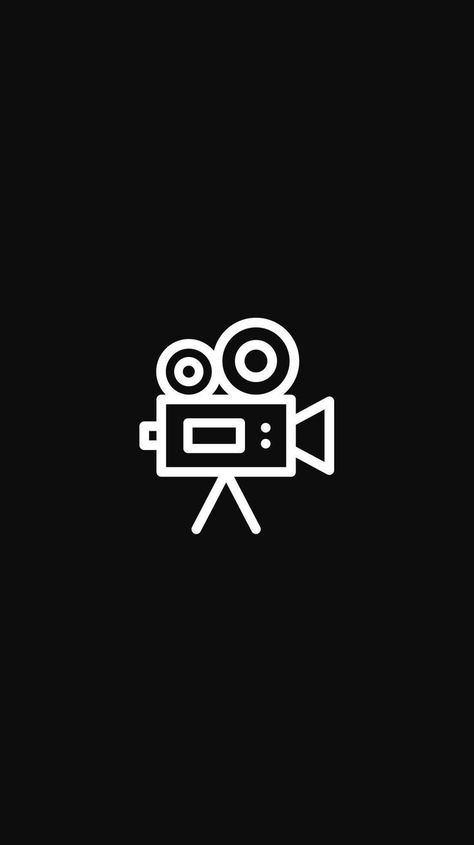 Movie Icon Instagram Highlight Black, Instagram Highlight Covers Movie Black, Movie Logo Aesthetic, Icon Instagram Highlight Black, Instagram Highlight Black, Highlights Icon, Instagram Black Theme, Beauty Movie, Grunge Quotes