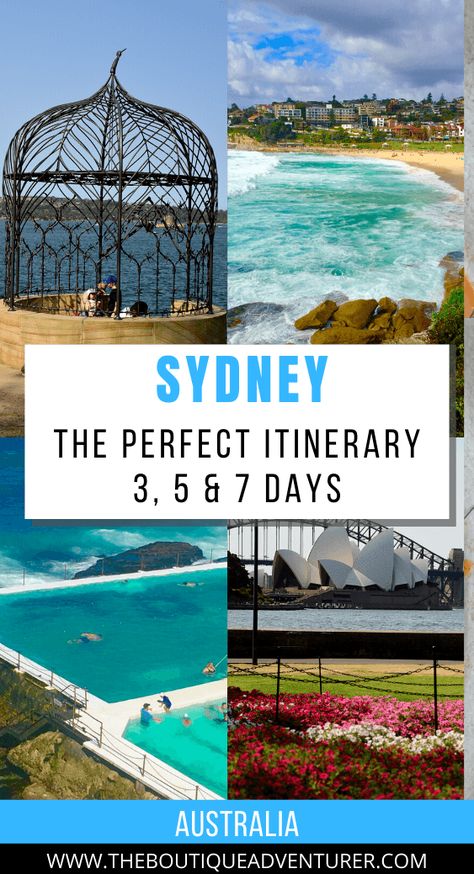 If you’re planning a trip to Sydney Australia, I am going to give you a full list of things to do in Sydney including Sydney day trips. I will then say which of these I would do and when if you are looking for a 3 day Sydney Itinerary. Next up I will add in 2 more days of what to do in Sydney for a 5 day Sydney Itinerary. And then, of course, another 2 days for a Sydney Itinerary 7 days. Hopefully, that should give you everything you need for your perfect itinerary for Sydney! #... 5 Days In Sydney, 2 Days In Sydney Australia, Sydney Day Trips, Sydney Australia Itinerary, Sydney Australia Vacation, Sydney Itinerary, Sydney Trip, Sydney Travel Guide, Perth Travel