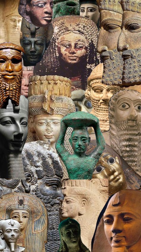 ancient faces #archaeology #egypt #mesopotamia #history Mesopotamian Aesthetic, Ancient Mesopotamia Aesthetic, Mesopotamia Aesthetic, Mesopotamia Fantasy Art, Egypt Archeology Aesthetic, Innana Goddess Ancient Mesopotamia, Ancient Mesopotamia, Mesopotamia, Archaeology