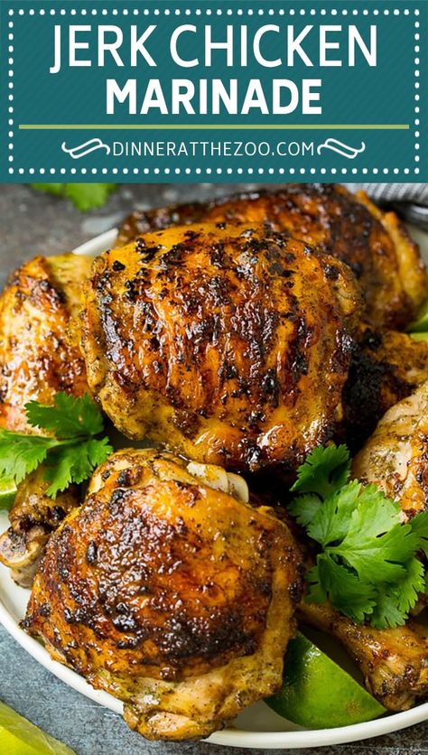 Jerk Chicken Meal Prep, Jerk Chicken Meal, Jerk Chicken Breast Recipe, Easy Jerk Chicken Recipe, Jerk Chicken Breast, Jerk Chicken Marinade, Jerk Marinade, Jerk Chicken Recipe, Weekend Cooking