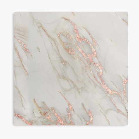 "Marble - Rose Gold Marble Metallic Blush Pink" Canvas Print by naturemagick | Redbubble Gold Things, Magick Art, Metallic Texture, Pink Metallic, White Marble, Pink And Gold, Blush Pink, Marble, Blush