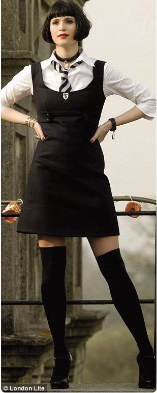 As punishment for trying on my sister's school uniform mistress sent the photos to my friends. Form Aesthetic, St Trinians, School Dress Code, Roselyn Sanchez, Sixth Form, Michelle Trachtenberg, Prince Of Persia, Carey Mulligan, Gemma Arterton