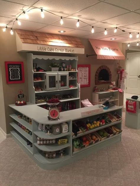 Children Playroom, Kitchen Playroom, Diy Kids Furniture, Basement Playroom, Girls Playroom, Toddler Playroom, Woodworking Bed, Play Kitchens, Carpentry Tools