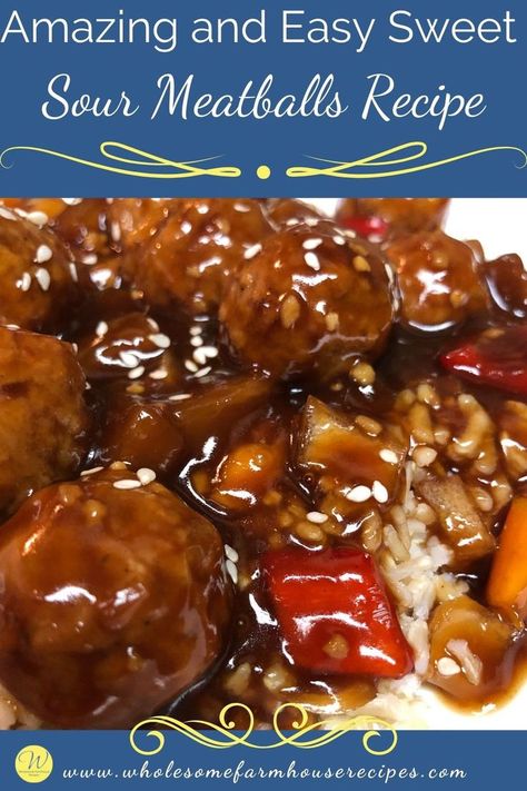 sweet and sour meatballs served over white rice Slow Cooker Sweet And Sour Meatballs With Pineapple, Sweet And Sour Meatballs Stove Top, Sweet And Sour Meatballs Crockpot, Meatballs Pineapple, Meatloaf Balls, Sweet N Sour Meatballs, Meatballs Sauce Recipe, Sweet Sour Meatballs, Sweet Meatballs