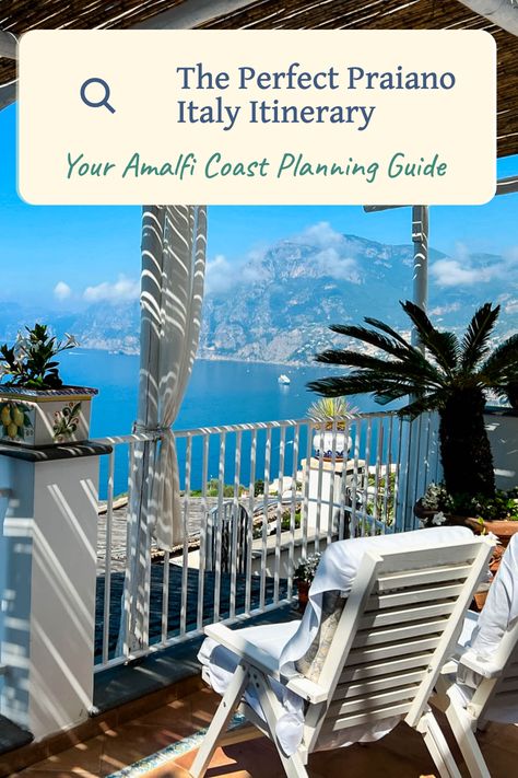 Amalfi Itinerary, Amalfi Coast Italy Bucket List, Amalfi Coast Itenary, One Day In Positano, Praiano Italy, Italy Restaurant, Path Of The Gods, Amalfi Coast Itinerary, Amalfi Coast Travel