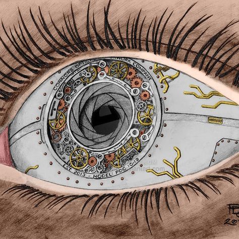 Unique Pupils, Vision Drawing, Kaleidoscope Drawing, Steampunk Eye, Meat Art, How To Draw Anime Eyes, Cyborgs Art, Whale Tattoos, Steampunk Clock