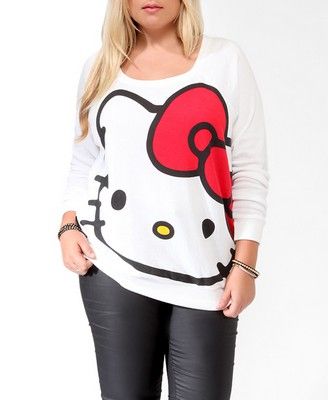 love Pullovers Outfit, Kitty Clothes, Tom Y Jerry, Hello Kitty Clothes, Hello Kitty Pictures, Hello Kitty Collection, Vintage Sweaters, Shop Dresses, Look Fashion