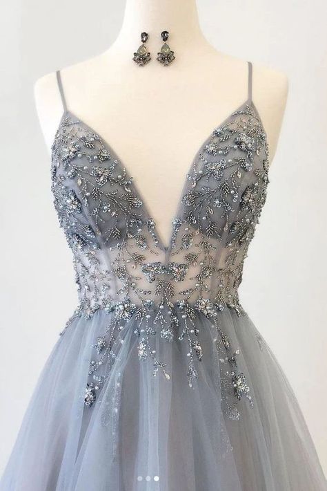 8c01a75941549a705cf7275e41b21f0ddesc51305823ri Grey Prom Dress Long, Prom Gowns Elegant, Illusion Dress Prom, Gown Graduation, Grey Evening Dresses, Popular Prom Dresses, Grey Prom Dress, Sparkly Prom Dresses, Graduation Party Dresses