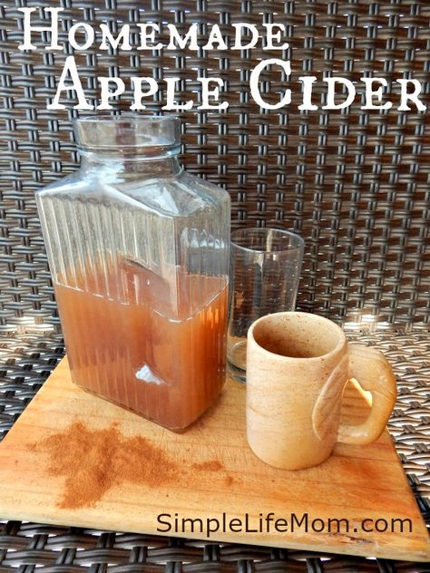 Homemade Apple Cider recipe - nourishing, fresh and delicious. Fun for holiday parties Homemade Apple Cider Recipe, Apple Recipes For Fall, Making Apple Cider, Fall Apple Recipes, Food Benefits, Hard Apple Cider, Recipes For Fall, Apple Cider Recipe, Homemade Apple Cider