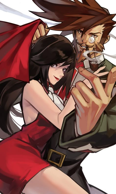 Slayer and wife 
Guilty Gear 
fighting games Slayer Guilty Gear Fanart, Slayer And Sharon Guilty Gear, Slayer Guilty Gear, Robo Ky, Guilty Gear Art, Drawing Men, Gear Art, Video Game Memes, Guilty Gear