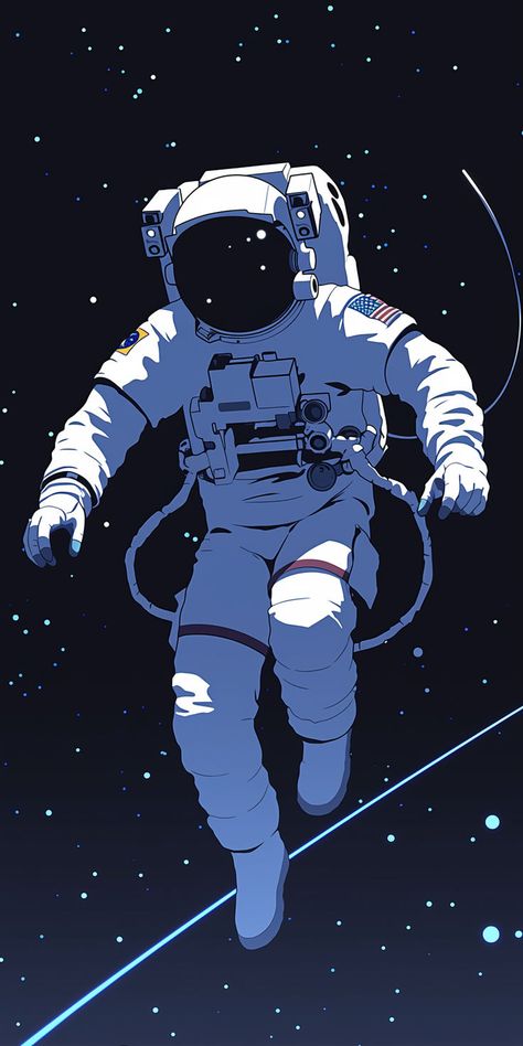 #anime #animewallpaper #phonewallpaper #manga #otaku #japan #mangawallpaper #background astronaut #space Astronaut Character Design, Space Art Wallpaper, Astronaut Poster, Astronaut In Space, Anime Hunter, Astronaut Wallpaper, Space Phone Wallpaper, Adidas Wallpapers, Hacker Wallpaper