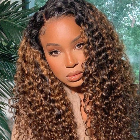 Affordable Human Hair Wigs, Balayage Brown, Curly Lace Wig, Honey Blonde Highlights, Brown Balayage, 100 Human Hair Wigs, Curly Human Hair Wig, Curly Lace Front Wigs, Remy Hair Extensions