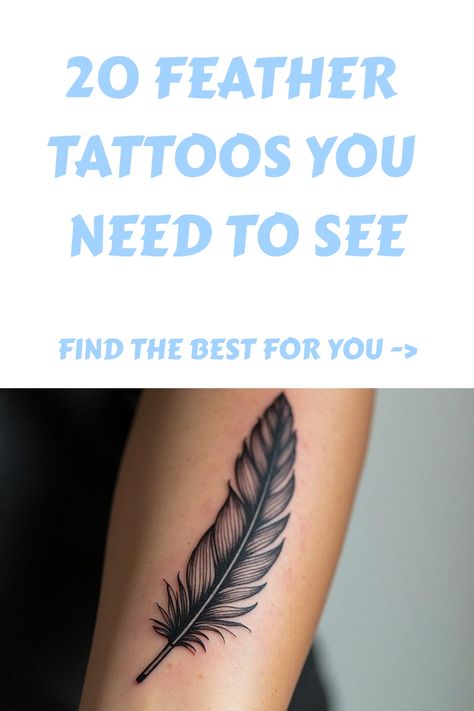 20 Feather Tattoos You Need to See Couple Feather Tattoo Ideas, 2 Feathers Tattoo, Eagle Feather Tattoo Design, Feather Wrist Tattoos For Women, Feather Hand Tattoo, Feather Tattoo With Birds, Crow Feather Tattoo, Tattoo With Feathers, Meaning Of Feather Tattoo