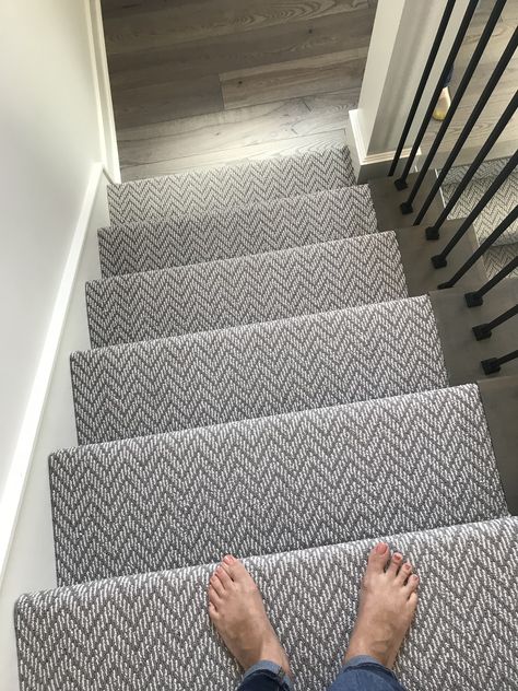 Pattern Carpet On Stairs, Tartan Stair Carpet, Bathroom Clocks, Upstairs Loft Ideas, Aesthetic Kitchen Design, Clocks Aesthetic, Stairs Landing Carpet, Staircase Carpet Runner, Staircase Carpet