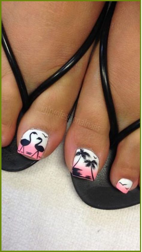 Prepare your feet for summer adventures with our elegant beach-themed nail art! Explore a variety of stylish designs and vibrant colors that will enhance your look when strolling along the beach. With themes like seashells and palm trees, you'll feel like you're stepping into paradise every time you glance at your toes. Stay ahead of the latest summer nail trends with our stunning collection. Don't miss out on the chance to showcase perfect beach-ready nails this season! Beach Toe Nails, Palm Tree Nail Art, Beach Themed Nails, Nail Design Kit, Toenail Designs Summer, Blue And Silver Nails, Palm Tree Nails, Silver Nail Designs, Summer Nail Colors