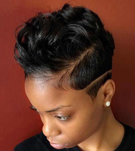 African American Hairstyles For Short Hair Short Hair Styles African American, Haircuts 2024, Black Women Short Hairstyles, Tan Skin Blonde Hair, Short Hair Black, American Hairstyles, Finger Waves, Mohawk Hairstyles, Short Black Hairstyles