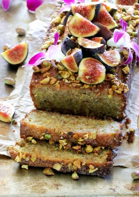 Pistachio Loaf Cake, Pistachio Loaf, Pistachio Cake Recipe, Pistachio Syrup, Almond Flour Cakes, Pistachio Recipes, Buckwheat Cake, Lemon Syrup, Italian Recipes Easy