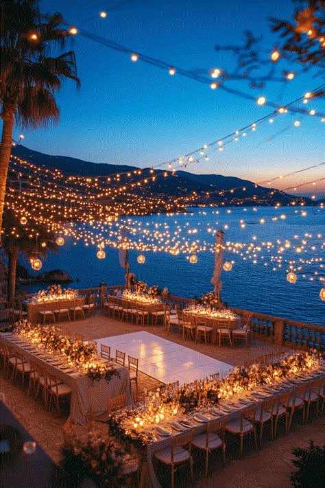 Beach Wedding dance floor Beach Wedding Dance Floor, Mexican Beach Wedding, Beach Wedding Setup, Bonfire Wedding, Wedding Reception Dance Floor, Surf Wedding, Beach Wedding Style, Wedding Dance Floor, Small Beach Weddings