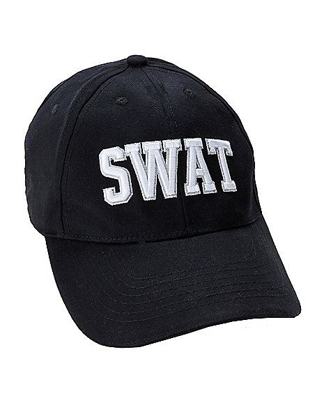 http://www.spirithalloween.com/product/accessories/shop-by-character/cops-convicts/swat-police-cap/pc/1921/c/1938/sc/1951/128577.uts?thumbnailIndex=2 Swat Hat, Swat Police, White Letters, Law Enforcement, Accessories Shop, All Black, Baseball Hats, Halloween, Hats