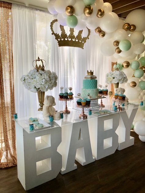 Little Prince Baby Shower Inspiration Luxury Baby Shower Ideas Boy, Prince Themed Baby Shower Ideas, Little Prince Baby Shower Ideas, Royal Prince Baby Shower Theme, Royalty Baby Shower Theme, Pregnancy Manifestation, Royal Baby Shower Theme, Royal Baby Shower Boy, Royalty Baby Shower