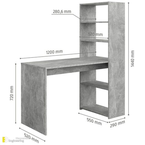 Optimal Standard Table And Desk Dimensions For Maximum Productivity | Engineering Discoveries Wood Bench Outdoor, Tv Unit Furniture Design, Tv Unit Furniture, Desk Dimensions, Sewing Room Decor, Small Home Offices, Interior Design Dining Room, Furniture Details Design, Furniture Design Wooden