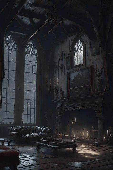 Vampire Castle Interior, Goth Castle, Manor Aesthetic, House Of Wind, Vampire House, Victorian Castle, Manor Interior, Vampire Castle, Mansion Aesthetic