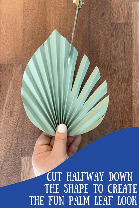 Paper Palm Leaves Diy Easy, How To Make Paper Palm Leaves, How To Make Paper Leaves Diy, How To Make Palm Leaves, How To Make Leaves Out Of Paper, Paper Palm Leaves Diy, Diy Paper Palm Leaves, Diy Palm Leaves, Paper Leaves Diy