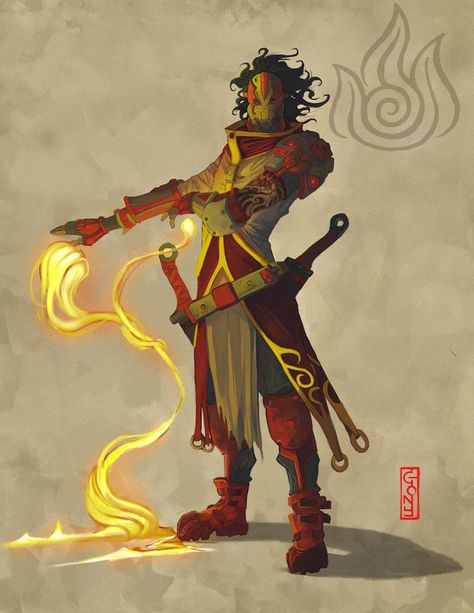 Fire Bender, Arcane Trickster, Avatar Series, Avatar The Last Airbender Art, Avatar Characters, Avatar Airbender, Avatar Aang, Fantasy Armor, Fantasy Rpg