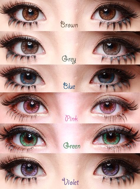 G&G Natural Series - Welcome to PinkyParadise Blog - Largest Colored Contacts Store Rare Eye Colors, Eye Color Chart, Regard Animal, Rare Eyes, Realistic Eye Drawing, Beautiful Eyes Color, Circle Lenses, Magic Eyes, Aesthetic Eyes