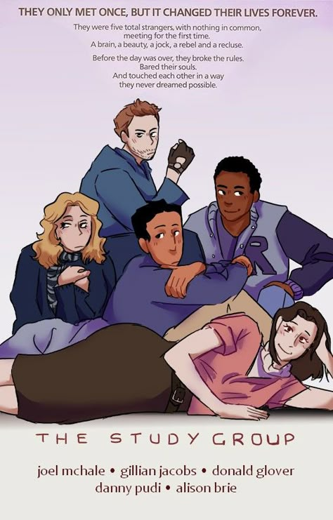 Community Breakfast Club, The Community, The Breakfast Club Fanart, The Incredibles Fanart, Troy And Abed Fanart, Trobed Fanart, Community Tv Show Fanart, Community Fanart, Community Tv Poster