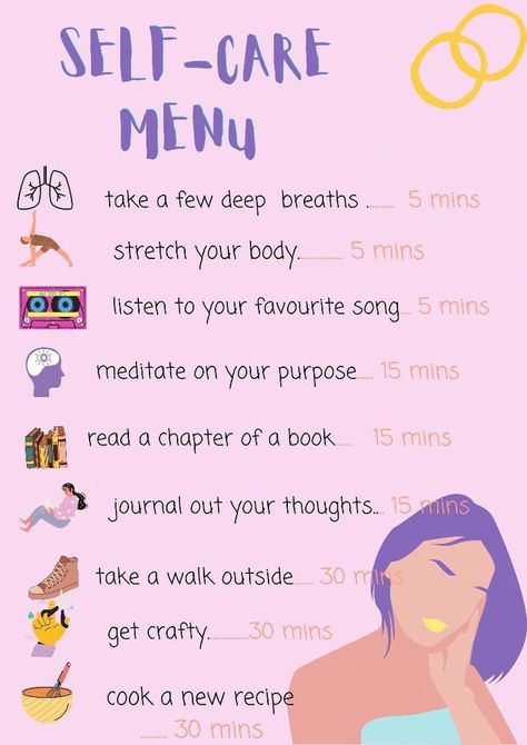 Pamper Myself Ideas, Things To Do To Distract Your Mind, How To Stay Productive All Day Long, Self Care Day Ideas, Self Care Menu, Pamper Myself, Importance Of Self Care, Start Loving Yourself, Self Care Day