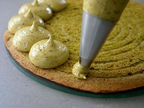 Pistachio Recipes Desserts, Pistachio Tart, Chocolate Cake Toppers, Praline Cake, Pistachio Dessert, Praline Recipe, Fine Dining Desserts, Pistachio Recipes, Homemade Nutella