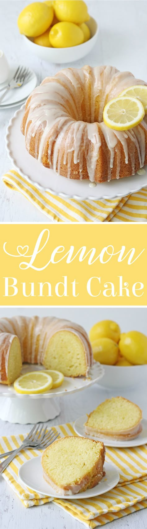 The BEST Lemon Bundt Cake! Bundt Cake Lemon, Lemon Drizzle Bundt Cake, Copycat Nothing Bundt Cake Recipes Lemon, Lemon 7up Bundt Cake, Copy Cat Lemon Nothing Bundt Cakes, Lemon Bundt Cake Recipe, Lemon Pound Cake Recipe, Sour Cream Pound Cake, Lemon Bundt Cake