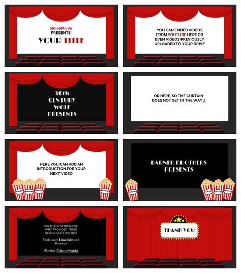 #GoogleSlides #PowerPoint #ppt #movie #theater Movie Ppt Template, Movie Powerpoint Template, Movie Day At School, Netflix Powerpoint Template, Movie Day, Powerpoint Tutorial, Powerpoint Slide Designs, Powerpoint Layout, Presentation Design Layout