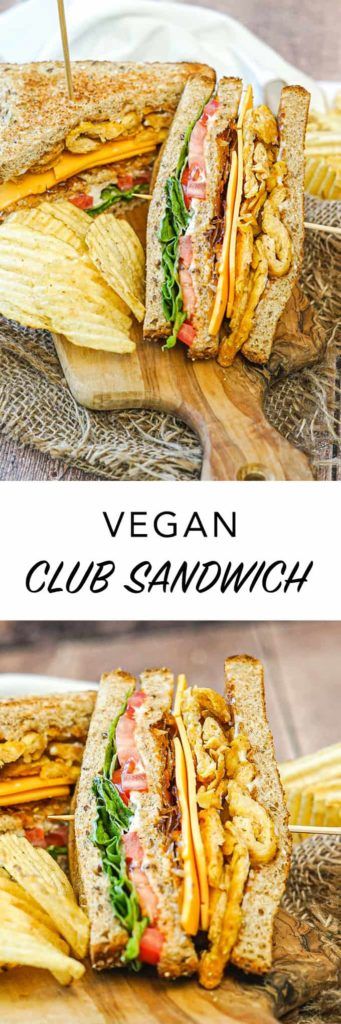 Vegan Bacon Sandwich, Veggie Club Sandwich, Vegan Turkey Sandwich, Vegan Club Sandwich, Vegetarian Club Sandwich, Vegan Lunchbox Ideas, Arcade Food, Rice Paper Bacon, Club Sandwich Recipe